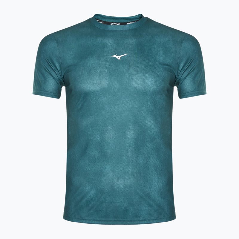 Férfi Mizuno Impulse Core Graphic Tee örökzöld futó póló