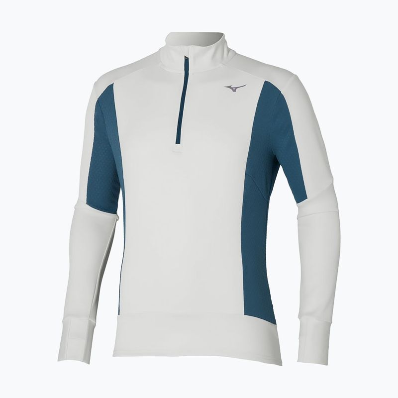 Férfi Mizuno Warmalite Half Zip nimbus cloud/ blue wing teal futó melegítőfelső