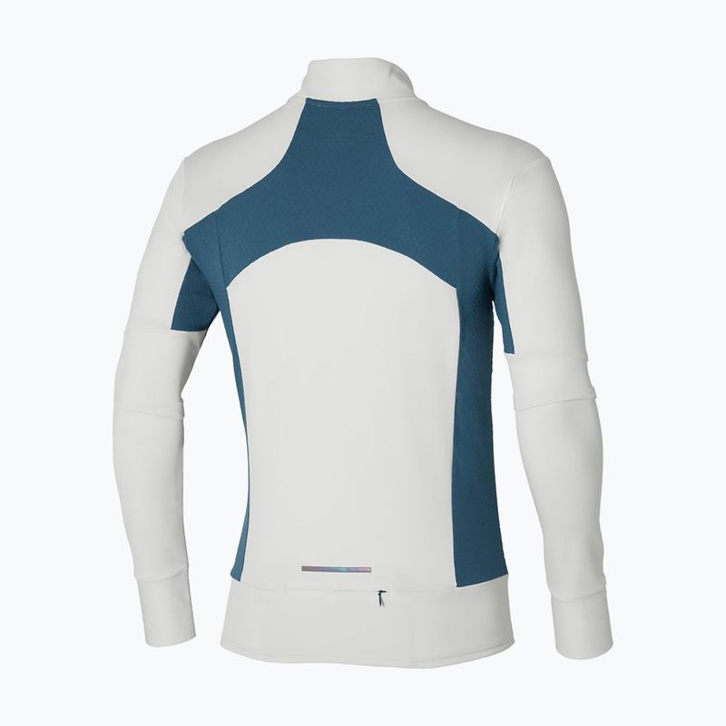 Férfi Mizuno Warmalite Half Zip nimbus cloud/ blue wing teal futó melegítőfelső 2