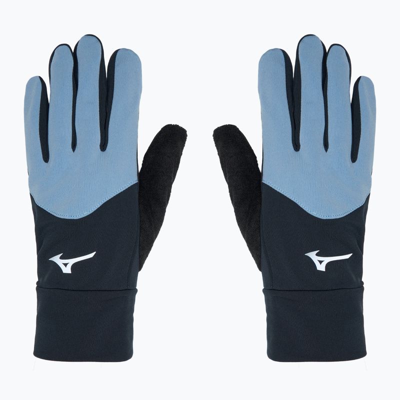 Futókesztyű Mizuno Warmalite black / glacier lake 2