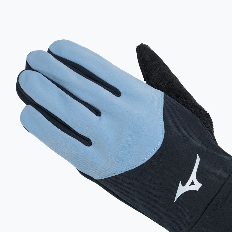 Futókesztyű Mizuno Warmalite black / glacier lake 4