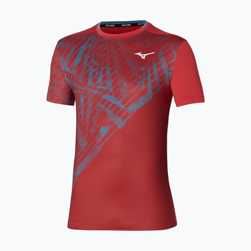 Férfi Mizuno Mugen Shadow Graphic Tee salsa teniszpóló Mizuno Mugen Shadow Graphic Tee salsa teniszpóló