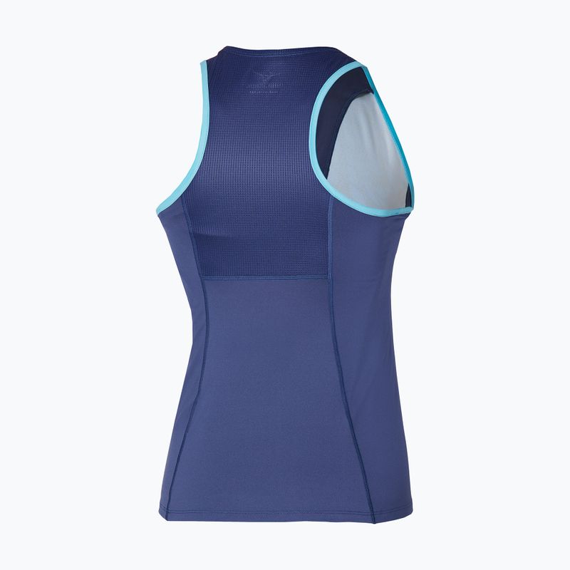 Női tenisz tank top Mizuno Mugen Mugen nyomtatott tank mugen kék 2