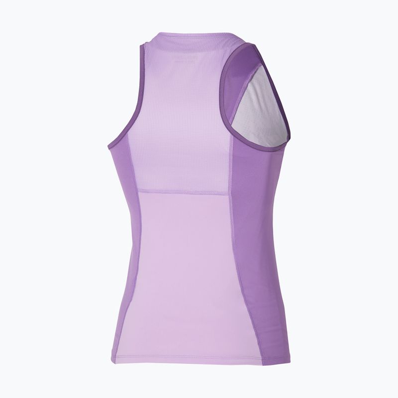 Női tenisz felső Mizuno Mugen nyomtatott tank Mizuno Mugen nyomtatott tank krokusz szirom 2