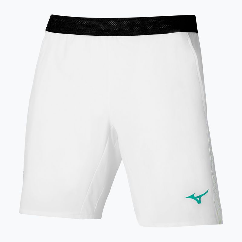 Férfi tenisznadrág Mizuno Mugen 8 In Amplify fehér Mizuno Mugen 8 In Amplify fehér