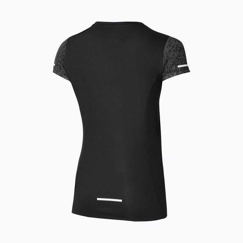 Női futópóló Mizuno Premium Aero Tee fekete 2