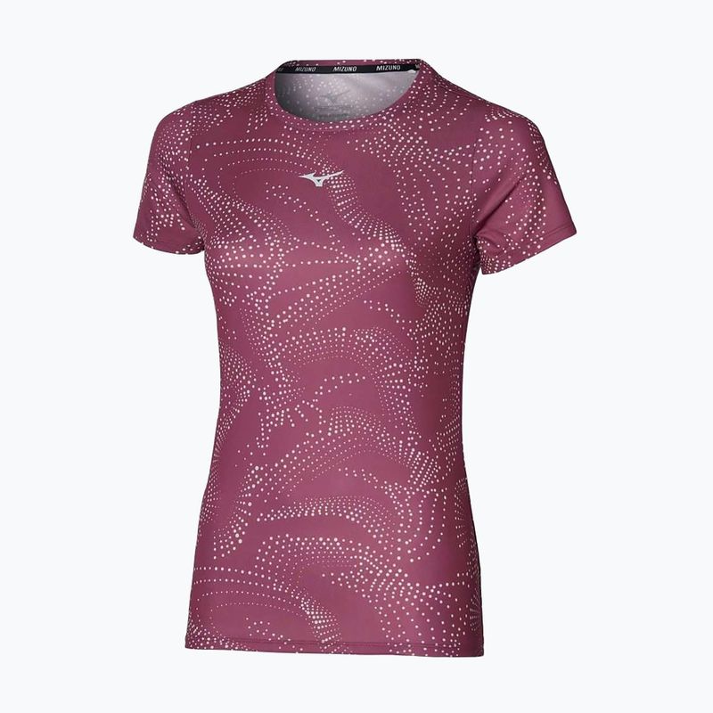 Női futópóló Mizuno Impulse Core Graphic Tee violet quartz