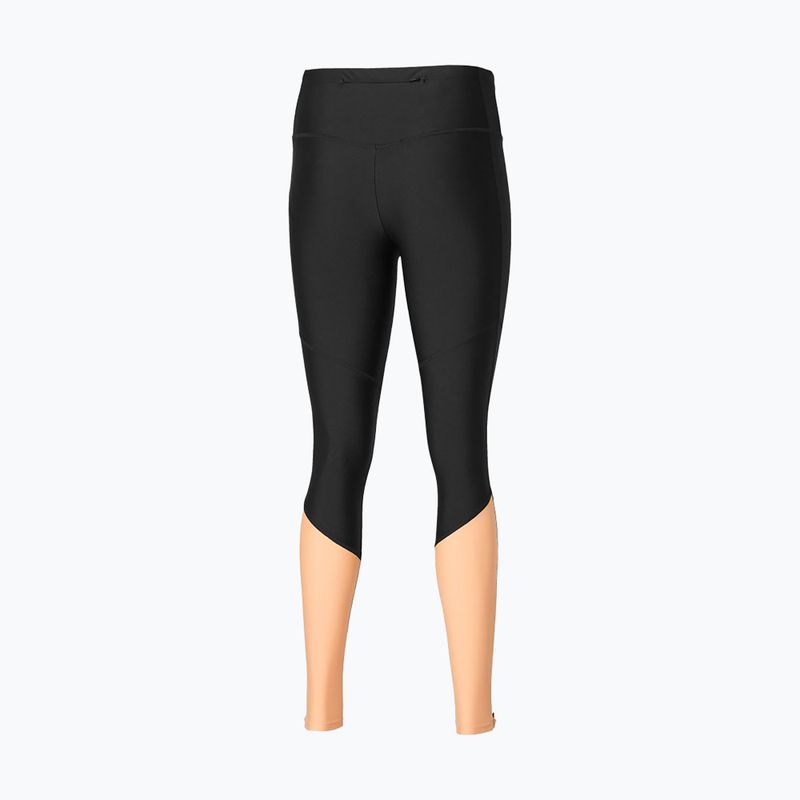 Női futó leggings Mizuno Impulse Core Long fekete/ barack jég 2