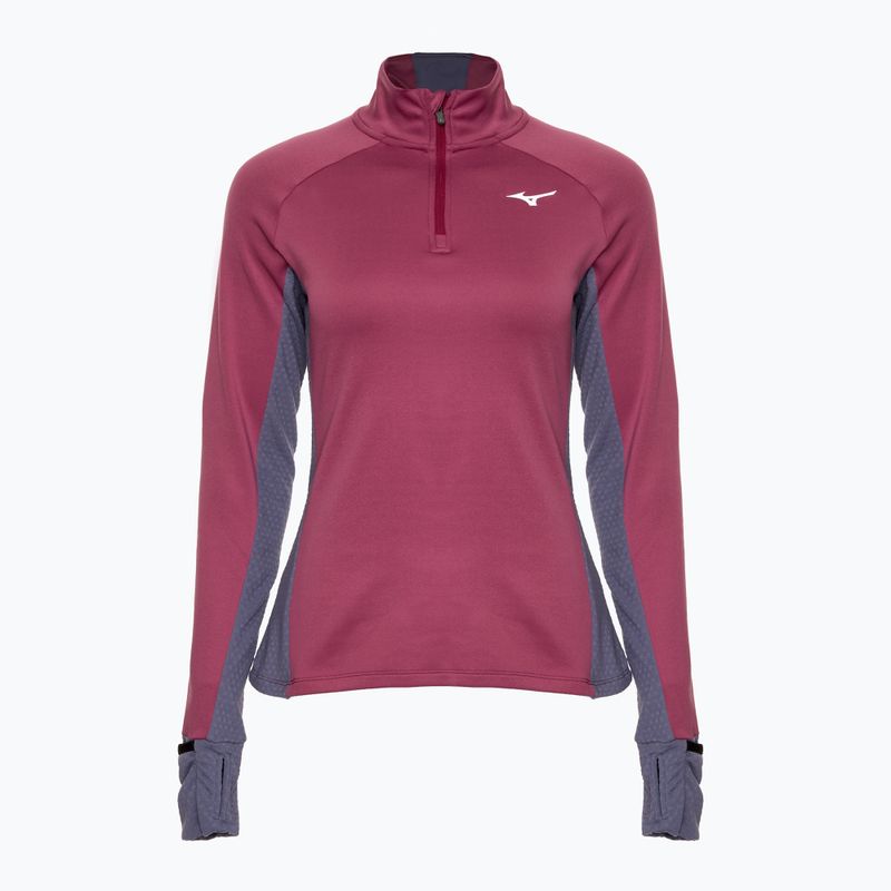 Női futópulóver Mizuno Warmalite Half Zip violet quartz