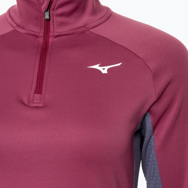 Női futópulóver Mizuno Warmalite Half Zip violet quartz 3