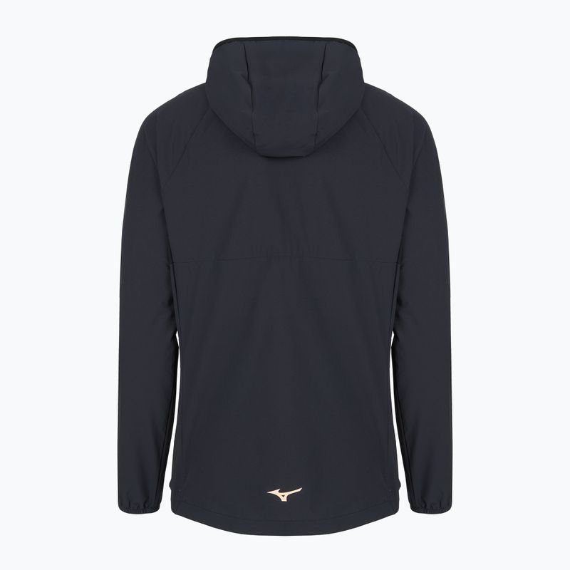 Női futódzseki Mizuno Alpha Jacket fekete 2