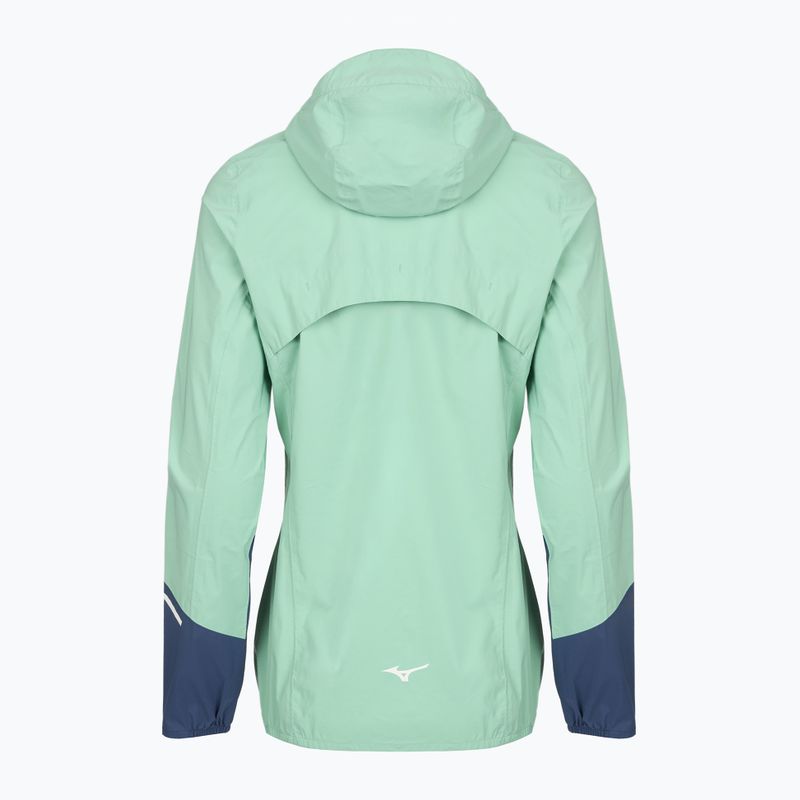 Női futódzseki Mizuno Waterproof 20K ER poros jáde 2