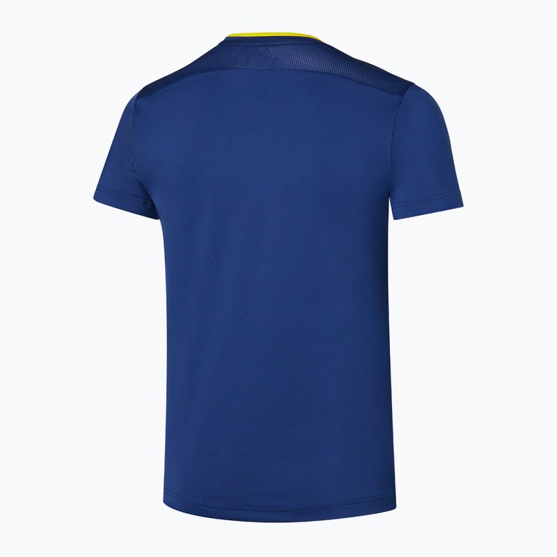 Férfi póló Mizuno Frontier Shadow Graphic Tee bellwether blue 2