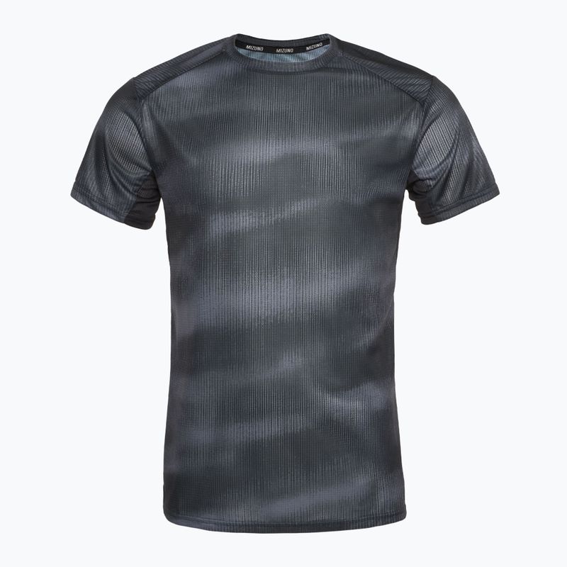 Férfi futó póló Mizuno DryAeroFlow Graphic Tee fekete