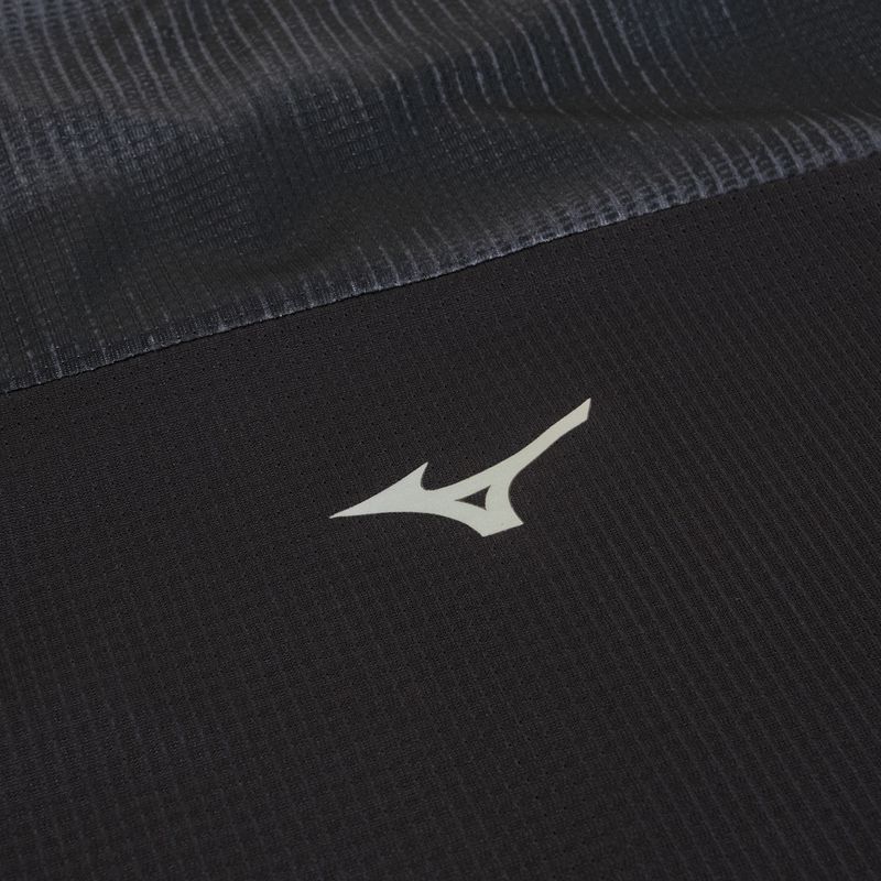 Férfi futó póló Mizuno DryAeroFlow Graphic Tee fekete 3