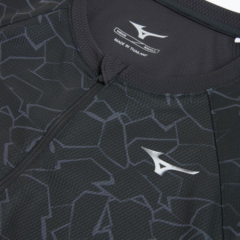 Férfi Mizuno Graphic Trail Tee fekete futó póló 3