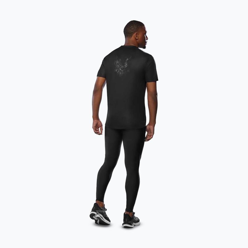 Férfi futópóló Mizuno Core Graphic Tee fekete oni 4