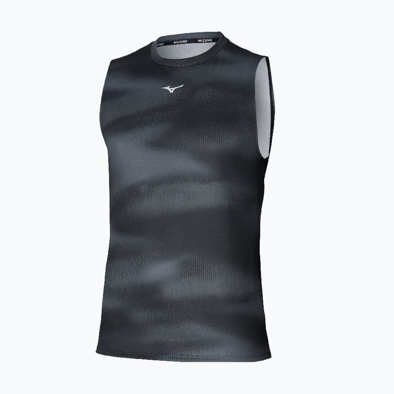 Férfi Mizuno Core Graphic ujjatlan futópóló fekete