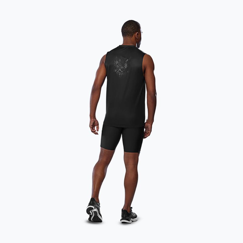 Férfi Mizuno Core Graphic ujjatlan futó póló fekete oni 3