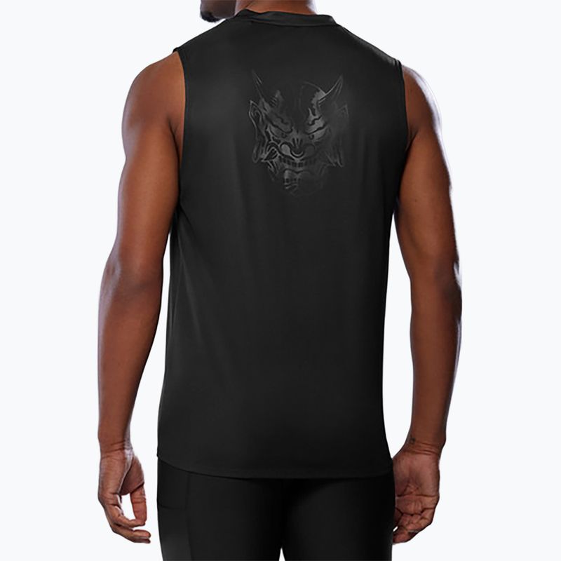 Férfi Mizuno Core Graphic ujjatlan futó póló fekete oni 4
