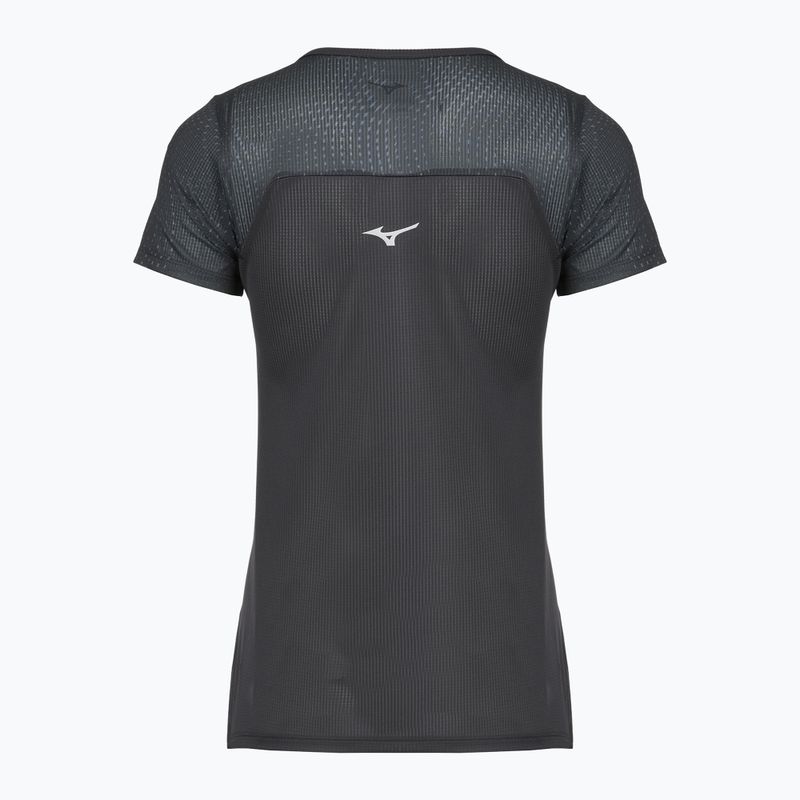 Női Mizuno DryAeroFlow Graphic futópóló fekete 2