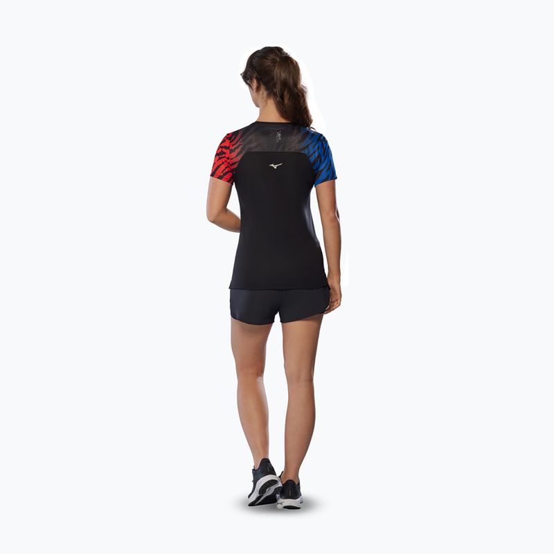 Női Mizuno DryAeroFlow Graphic futópóló oni red 4