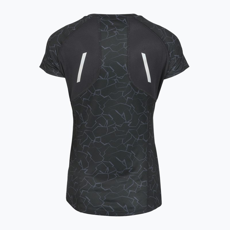Női futó póló Mizuno Graphic Trail Tee fekete 2