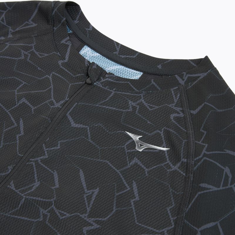 Női futó póló Mizuno Graphic Trail Tee fekete 3