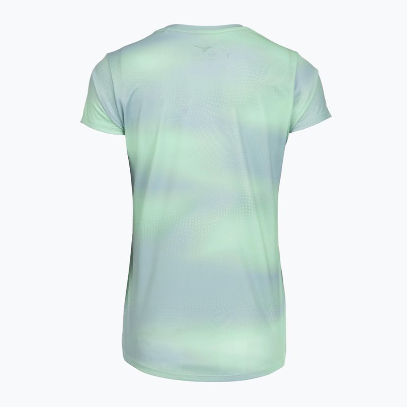 Női futópóló Mizuno Core Graphic Tee flash menta 2