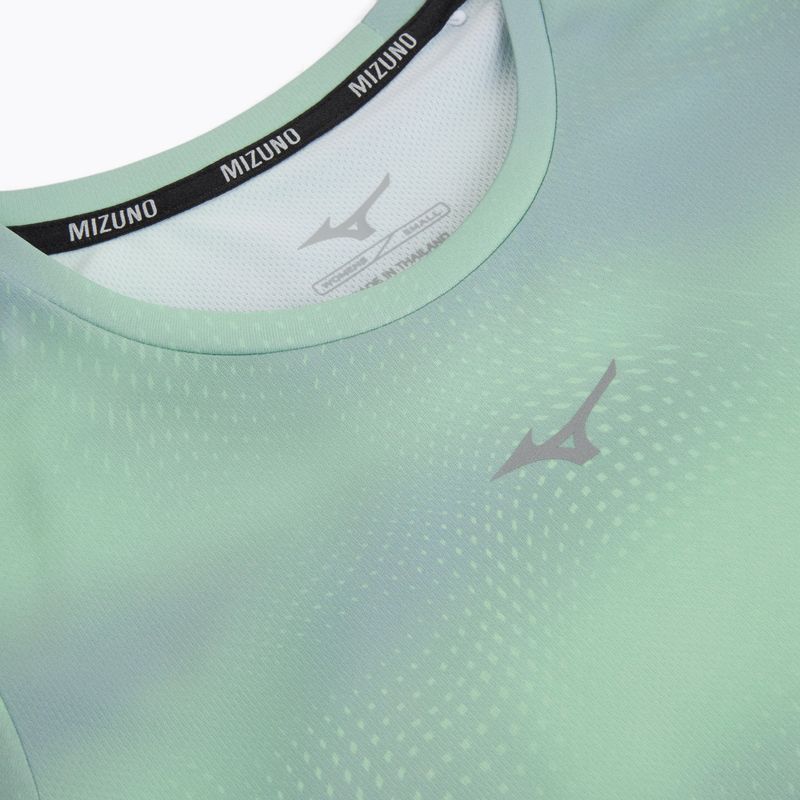 Női futópóló Mizuno Core Graphic Tee flash menta 3