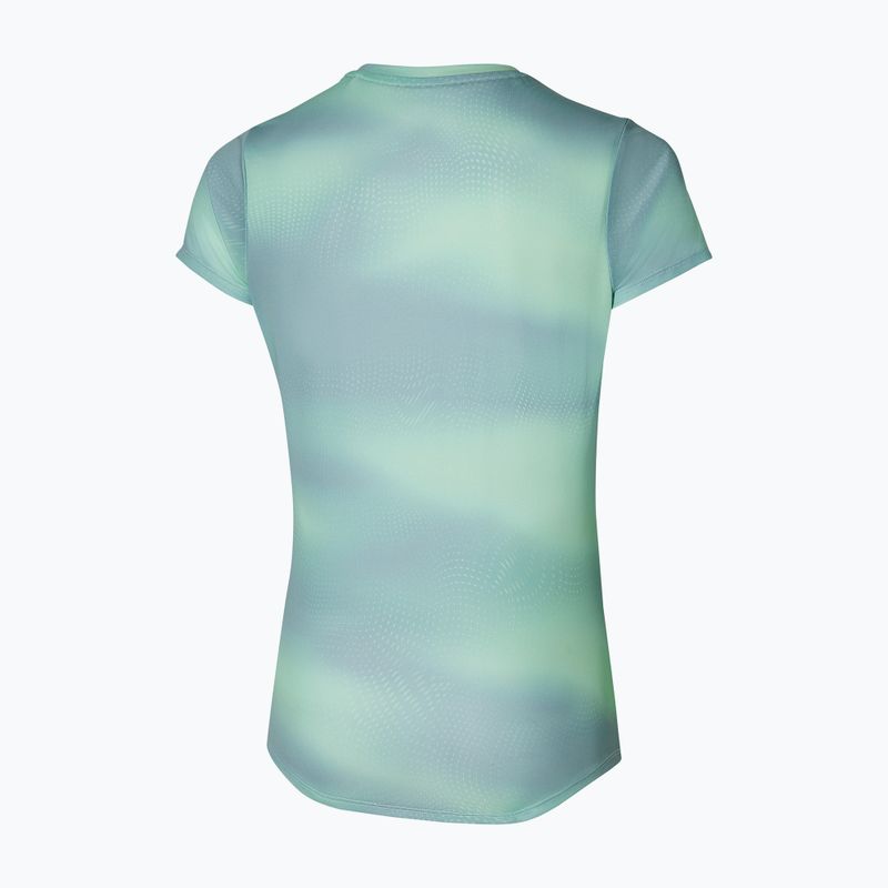 Női futópóló Mizuno Core Graphic Tee flash menta 2