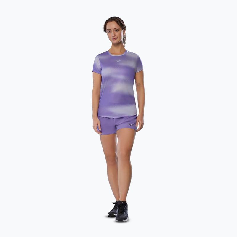 Női futópóló Mizuno Core Graphic Tee thistle Mizuno Core Graphic Tee thistle 2