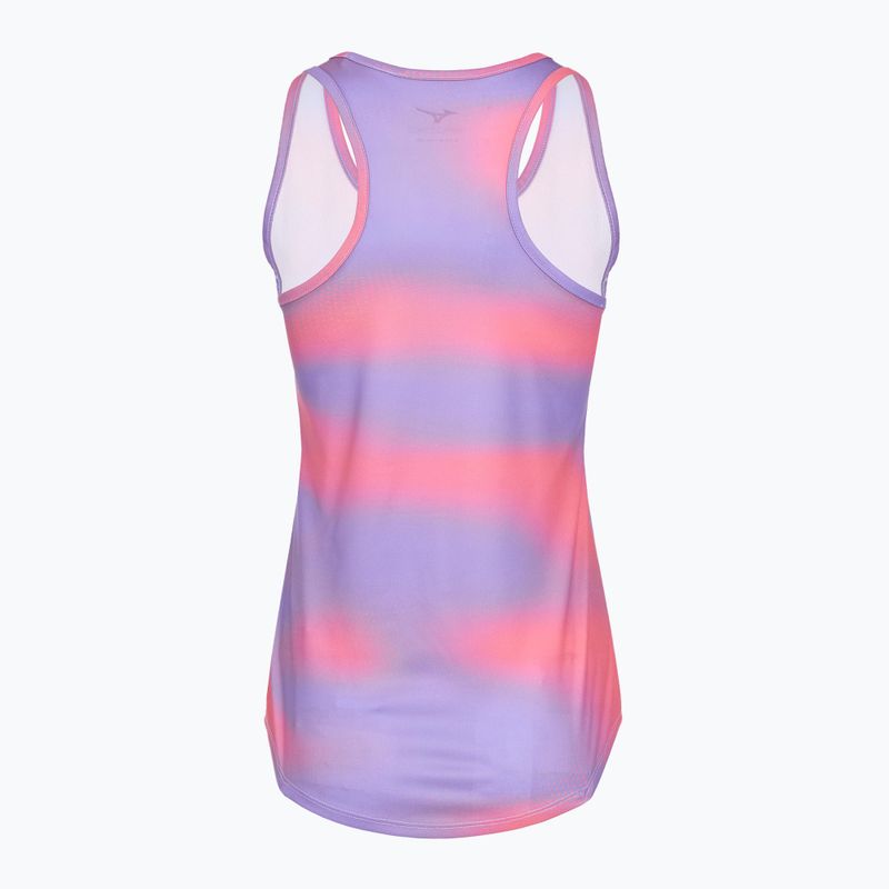 Női futópóló Mizuno Core Graphic Tank camellia rose Mizuno Core Graphic Tank női futópóló 2