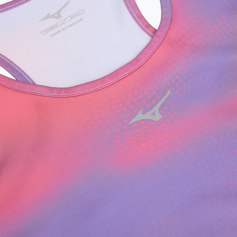 Női futópóló Mizuno Core Graphic Tank camellia rose Mizuno Core Graphic Tank női futópóló 3