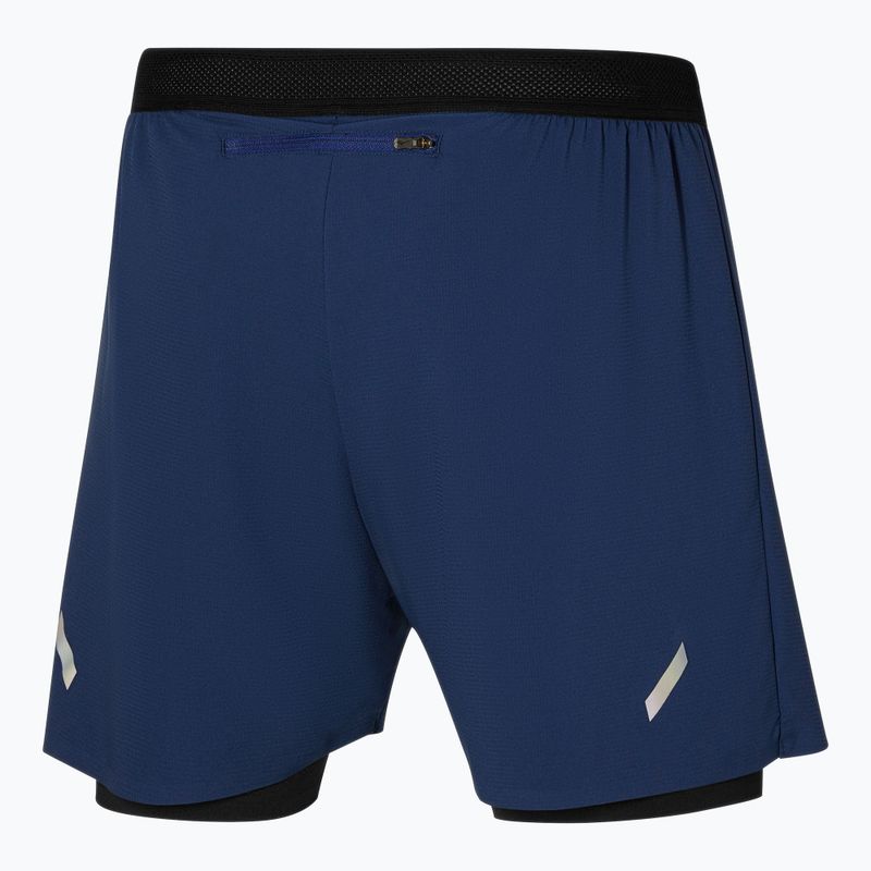 Férfi Mizuno Tech Light 5.5" 2IN1 futóshort estate blue 2