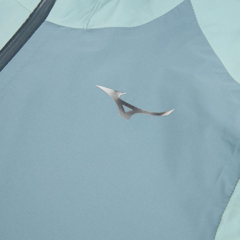 Női Mizuno Waterproof 20K ER futódzseki felhőkék 5