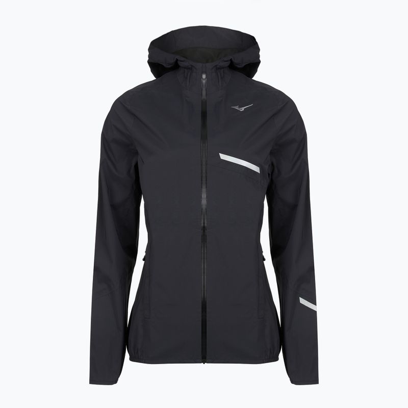 Női futó dzseki Mizuno Waterproof 20K ER fekete