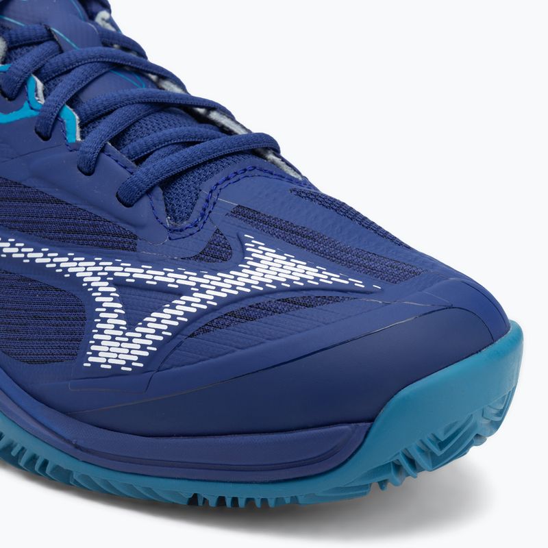 Férfi teniszcipő Mizuno Wave Exceed Light 2 CC bellwether blue/ white/ fjord blue 7