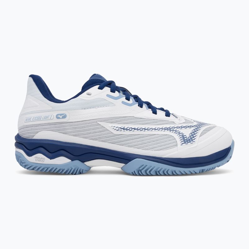 Női teniszcipő Mizuno Wave Exceed Light 2 CC white/ bellwether blue/ bel air blue 2