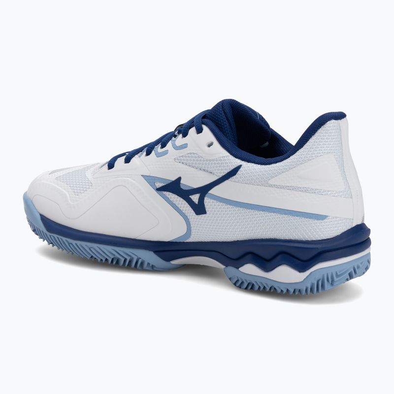 Női teniszcipő Mizuno Wave Exceed Light 2 CC white/ bellwether blue/ bel air blue 3