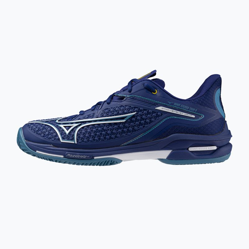 Férfi teniszcipő Mizuno Wave Exceed Tour 6 CC bellwether blue/ white/ fjord blue 8