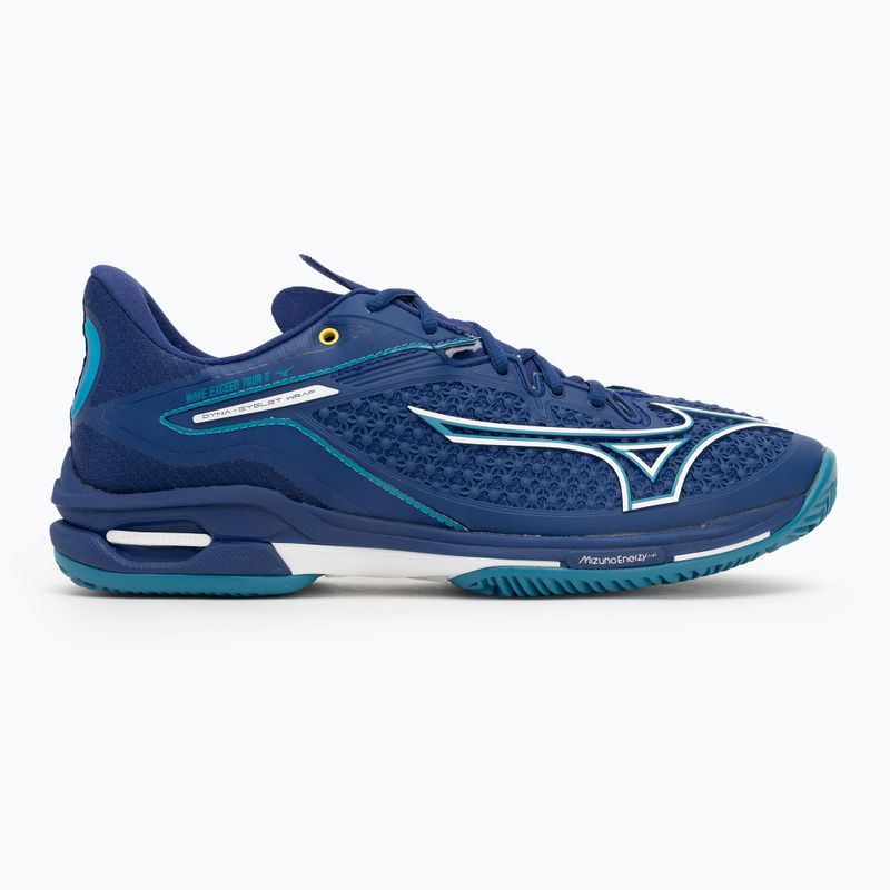 Férfi teniszcipő Mizuno Wave Exceed Tour 6 CC bellwether blue/ white/ fjord blue 2