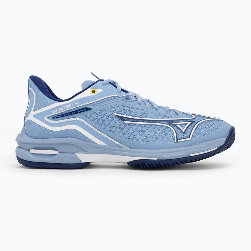 Női teniszcipő Mizuno Wave Exceed Tour 6 CC bel air blue/ bellwether blue/ white 2