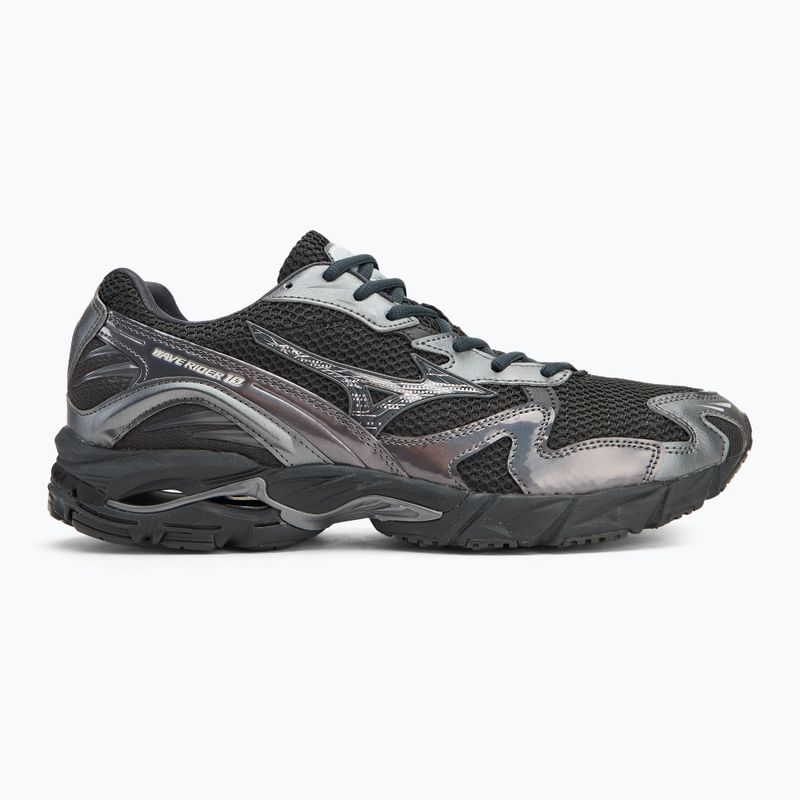 Mizuno Wave Rider 10 fekete/ fekete/ fekete/ metál cipő 2