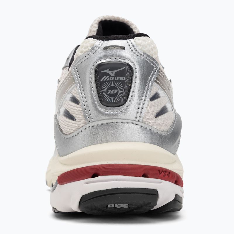 Férfi Mizuno Wave Rider 10 cipő mizuno hófehér/fekete homok/ritmikus piros 6
