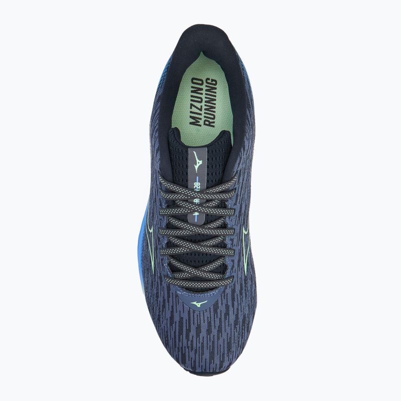 Férfi futócipő Mizuno Wave Rider 28 vintage indigó/neo menta/frankó kék 5