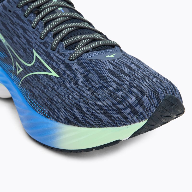 Férfi futócipő Mizuno Wave Rider 28 vintage indigó/neo menta/frankó kék 7