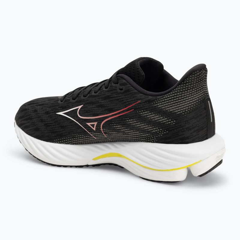 Férfi futócipő Mizuno Wave Rider 28 fekete/fehér/ esti rózsa 3