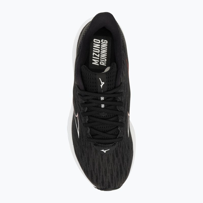 Férfi futócipő Mizuno Wave Rider 28 fekete/fehér/ esti rózsa 5