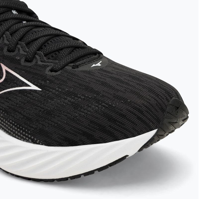 Férfi futócipő Mizuno Wave Rider 28 fekete/fehér/ esti rózsa 7